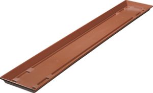 Geli Balkonkasten Untersetzer STANDARD Terracotta 100 cm - Kunststoff