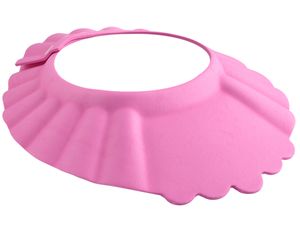 Duschhaube Kinder Badekappe Verstellbar 13-15cm Ohr- und Augenschutz Universal 1835, Farbe:Rosa/ pink