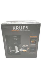 Krups KM6008 Smart'n Light Filterkaffeemaschine | intuitives Display | 1,25 L Fassungsvermögen für bis zu 15 Tassen Kaffee | Auto-Off-Funktion | Anti-Tropf System | 24-Stunden-Timer | Schwarz