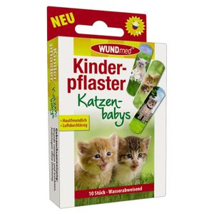 WUNDmed Kinderpflaster Katzenbabys 10 Stück