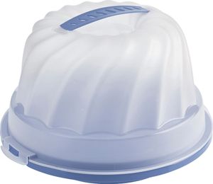 Prepravný box na bábovku Rotho Fresh 28,5 cm, modrý