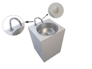Keton Mobiles Handwaschbecken Waschtich Spülbecken für Camping Krankenpflege oder auch am Marktstand