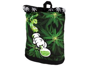 Rolltop Rucksack Tasche Retro , Variante wählen:Marihuana