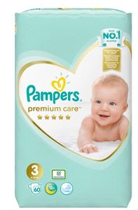 Pampers Premium Care Größe 3 - 60 Windeln
