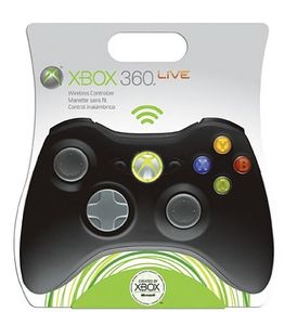 Microsoft Xbox 360 Wireless Controller, Black, Joystick, Kabellos
