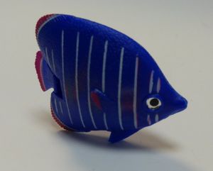 Wassersäulen Zubehör Fisch blau/lila -#3471