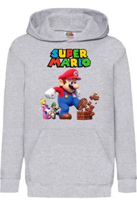 Giant Mario Kinder Kapuzenpullover Sweatshirts Super Mario Luigi Bowser Nintendo, 9-11 Jahr - 140/