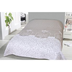 XXL prehoz na posteľ (220x240 cm) s čalúnenou medzipodšívkou, obojstranná prikrývka v dizajne: Royal Dreams