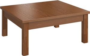 Couchtisch "Postira" 21, Farbe: Walnuss, teilmassiv - Abmessungen: 40 x 90 x 90 cm (H x B x T)