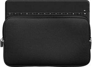 kwmobile Tastatur-Hülle kompatibel mit Logitech KEYS-TO-GO - Neopren Schutzhülle Case Tasche für Tastatur - Neoprentasche für Keyboard - Schwarz