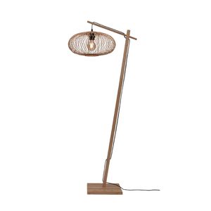 GOOD&MOJO - Stehleuchte Cango - Bambus - 62x40x150cm für Wohnzimmer, Schlafzimmer