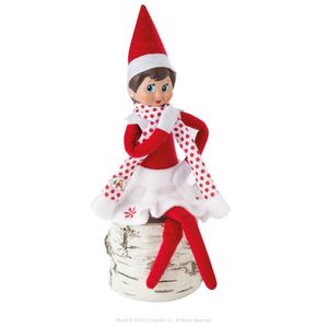 The Elf on the Shelf® - Elf Outfit - Schneeflocke - Rock und Schal (ohne Scout Elf) Rock Schal Weihnachten