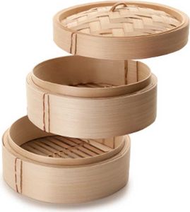 Ibili Bamboo 20 Cm Dampfgarer Beige  Beige One Size