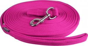 Longierleine Longe Führleine Führstrick QHP 8m mit Tasche 9 Farben Farbe - fuchsia