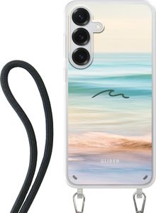 Samsung Galaxy S25 Plus Handyhülle von Glided Soft Wave Schutzhülle Crossbody case mit Band Hülle TPU Etui Silikon Case