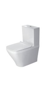 Duravit Stand-WC-Kombination DURASTYLE tief, 370 x 630 mm, Abgang Vario HygieneGlaze weiß