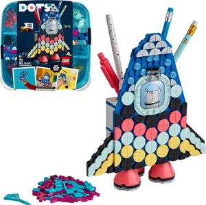 LEGO 41936 DOTS Raketen Stiftehalter Bastelset für Kinder, Kinderzimmer-Deko, Kreativset LEGO 41936 DOTS Raketen Stiftehalter Bastelset für Kinder, Kinderzimmer-Deko, Kreativset
