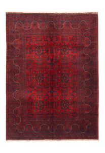 Morgenland Afghan Teppich - Kunduz - 199 x 150 cm - rot