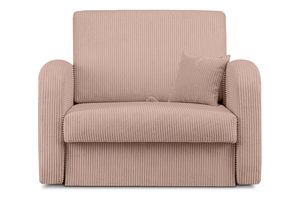 KONSIMO Sessel mit Schlaffunktion für das Jugendzimmer "TILUCO", rosa, Kordstoff, Kinderzimmer, 101x85x96cm