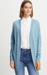 b.young BYMMPIMBAH LONG CARDIGAN - 20811925 Damen Lange Strickjacke Feinstrick Cardigan Longstrickjacke
