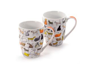 Becher "Dodo" Porzellan, 2 fach 0,35 l