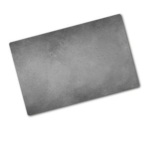 Tulup Glas Herdabdeckplatte - 80x52 cm - Ceranfeldabdeckung Spritzschutz Glasabdeckplatte - Einteilig - Sonstige - Beton - Grau