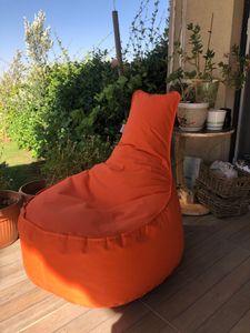 Hanah Home, Aktif - Orange, Sitzsack, Orange, 60 x 30 x 70 cm