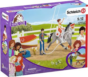 Schleich 42443 Horse Club Mia's vaulting set, 6.6 x 24.5 x 19 cm