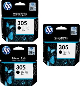 HP 305 3YM61AE Tinte schwarz Dreierpack