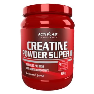 Activlab Creatine Super Powder 500g Kreatin-Monohydrat - Schwarze Johannisbeere