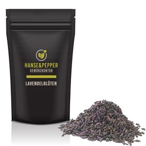 100g Lavendelblüten getrocknet Lavendel-Blüten natürlich vom Hanse&Pepper Gewürzkontor - Gourmet Serie