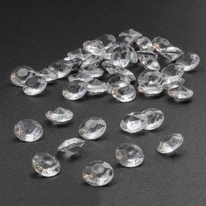 Oblique Unique Deko Diamanten Dekosteine Tischdeko Dekoration 10mm - transparent