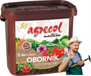 Nawóz naturalny obornik dżdżownicowy 5L Do drzew i krzewów