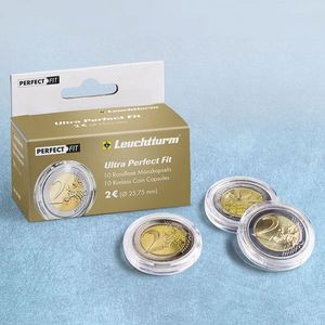 Münzkapseln ULTRA Perfect Fit  für 1 oz. Maple Leaf Silber (38,00 mm), 40er-Pack