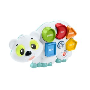 Fisher-Price BlinkiLinkis Formen Eisbär Lernspielzeug, Kleinkind-Spielzeug