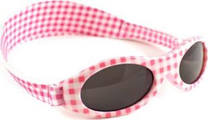 BabyBanz Babysonnenbrille 100% UV-Schutz 0-2Jahre Check Pink Alter0-2Jahre