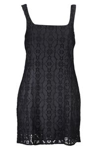 DESIGUAL Kleid Damen Textil Schwarz SF18728 - Größe: L