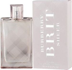 Burberry Brit Sheer woda toaletowa dla kobiet 100 ml