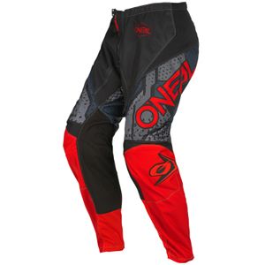 O'Neal Jugend Motorrad, MX, MTB, Cross Hose - Element Youth Pants CAMO V.22 black/red - Schwarz Rot, ergonomisch vorgeformte Beine, Schutzeinsätze, Gr. 18 - 42, Größe:26