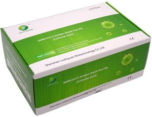 Green Spring®   Antigen SARS CoV-2 Schnelltest - 25er Packung - 4 in 1 Test mit Lolly Test Test-ID AT006/22 | 25er Box