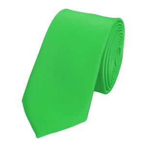 Fabio Farini - Krawatte - Herren Krawatte Grün - verschiedene Grüne Männer Schlips in 6cm Schmal (6cm), Hellgrün - Emerald