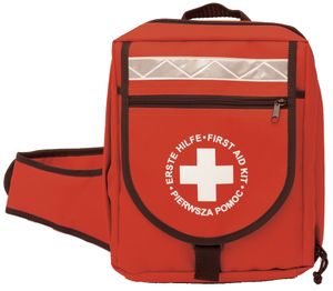 LEINA Erste Hilfe Notfallrucksack 36-teilig rot