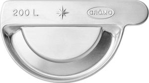 Grömo Zink-Steckrinnenboden halbrund, links, 400mm 62654