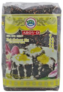 [ 1kg ] AROY-D Schwarzer Klebreis / Thai Black Glutinous Rice / Extra Super Quality
