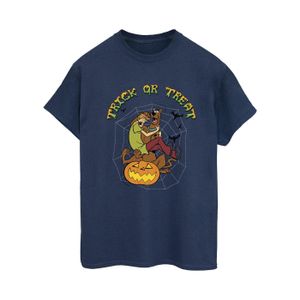 Scooby Doo - "Trick Or Treat" T-Shirt für Damen BI43597 (M) (Marineblau)
