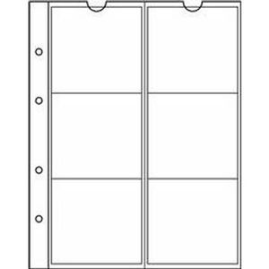Münzhüllen NUMIS, 6 Fächer bis 55 mm Ø, 5er Pack