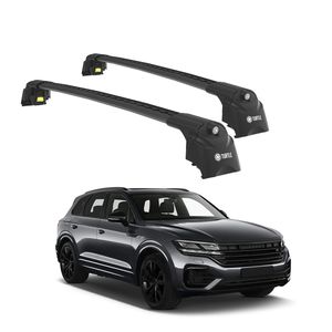 TURTLE DACHTRÄGER AIR-2 VOLKSWAGEN TOUAREG CR 2019 - 2024 , Schwarz