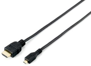 equip HDMI High Speed Kabel (St.-A/ micro HDMI St.-D) 2m