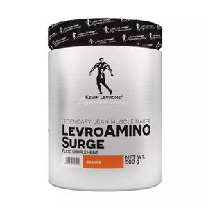 KEVIN LEVRONE LevroAmino Surge | 500g je Behälter | Orange | BCAA EAA Aminosäuren Komplex | Glutanmin Valin Leucin | Muskelaufbau Body Building