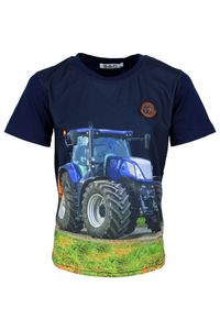 Babes & Binkies Shirt Traktor New Holland blau - Farbe: Schwarz - T-shirt - Kinder - Größe: 146/152